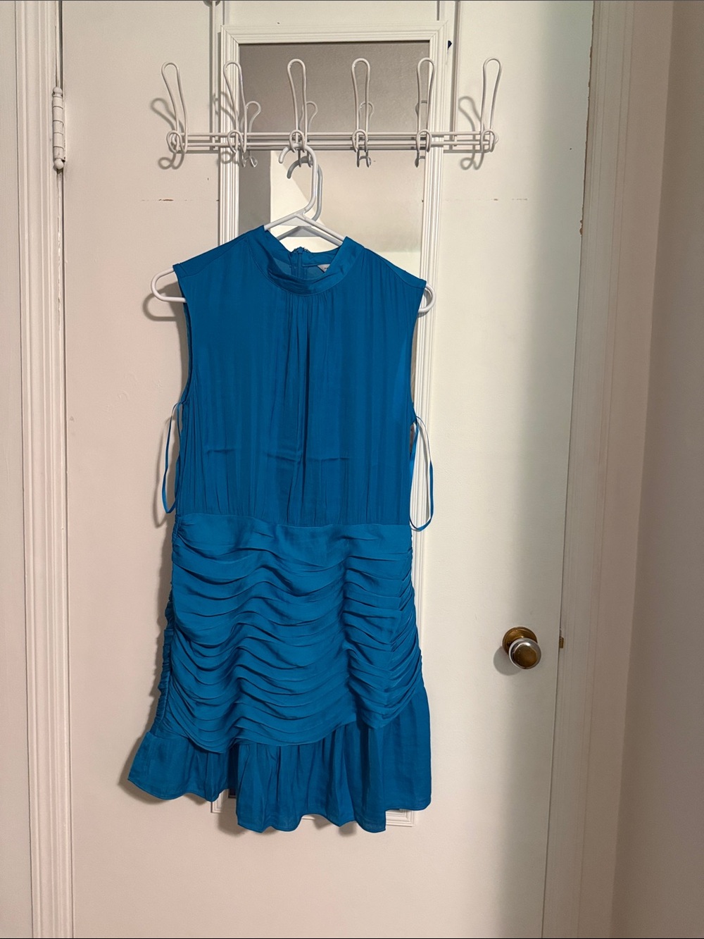 Naked Zebra teal dress
